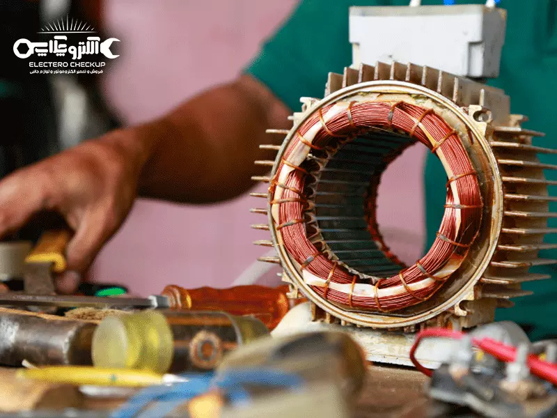 تعمیر و سیم پیچی الکتروموتور تک فاز