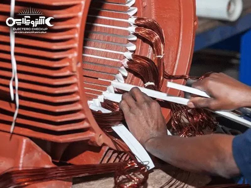 تعمیر و سیم پیچی الکتروموتور سه فاز